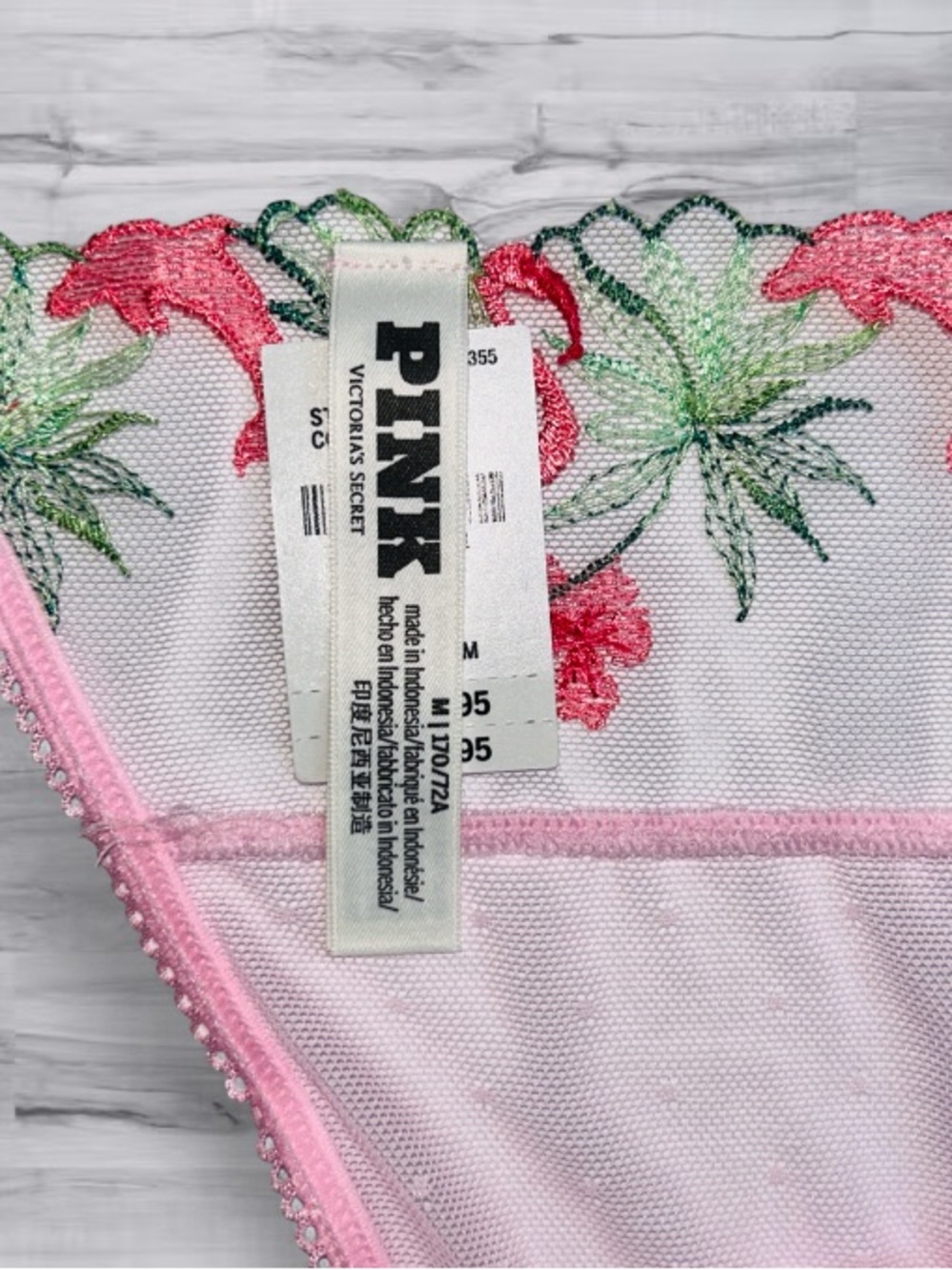 🆕🦩Flamingo A Go Go Strapy Thong PINK Victoria Secret NWT - Picture 10 of 13